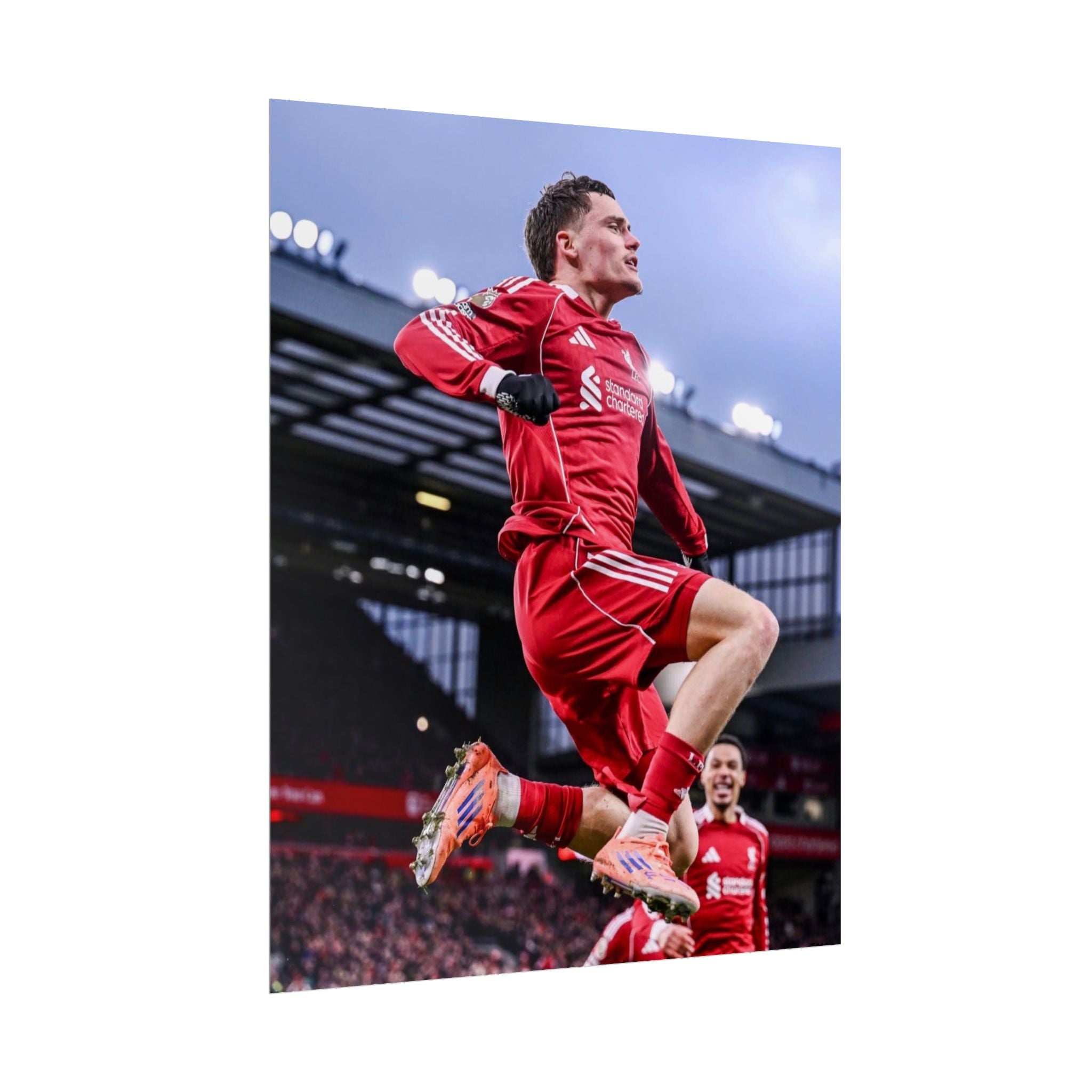 Florian Wirtz - Liverpool Football Star Action Poster