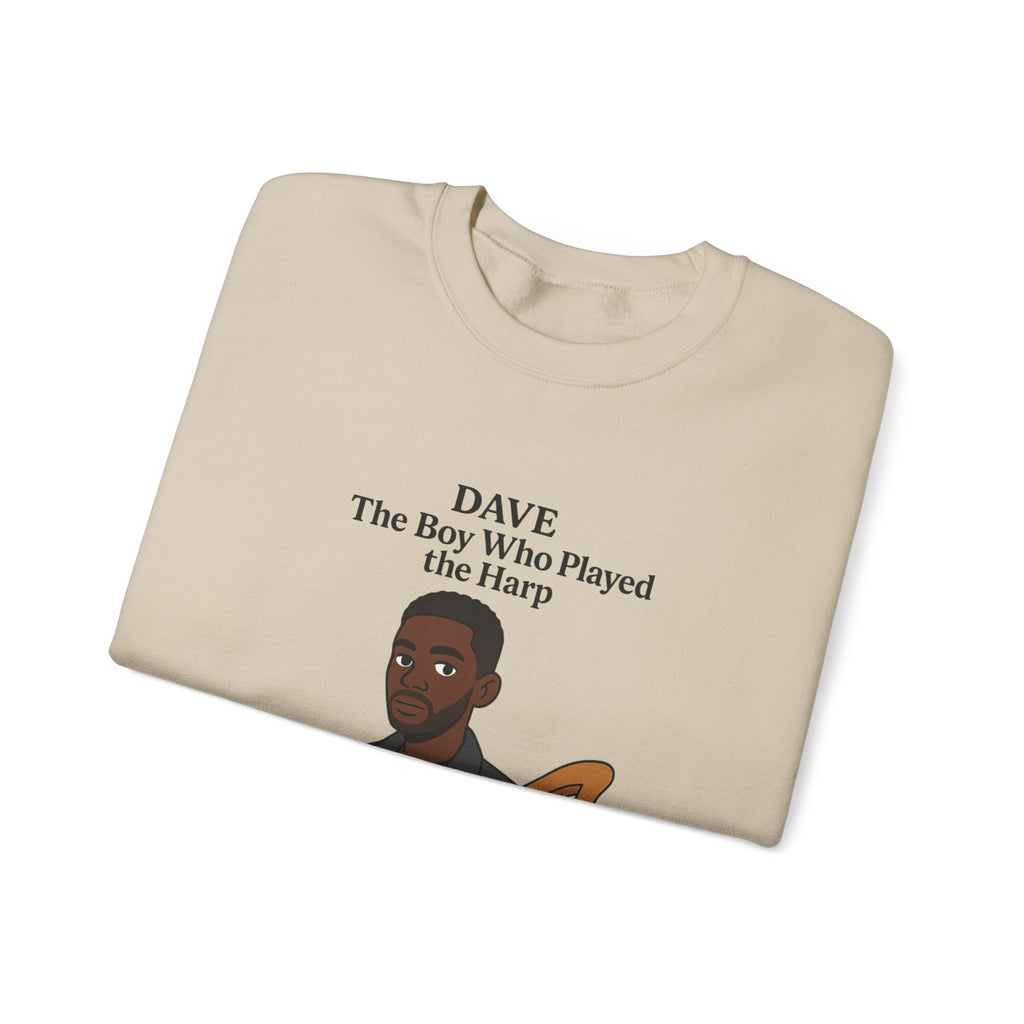 Dave Sweatshirt — "The Boy Who Played the Harp" Graphic Crewneck