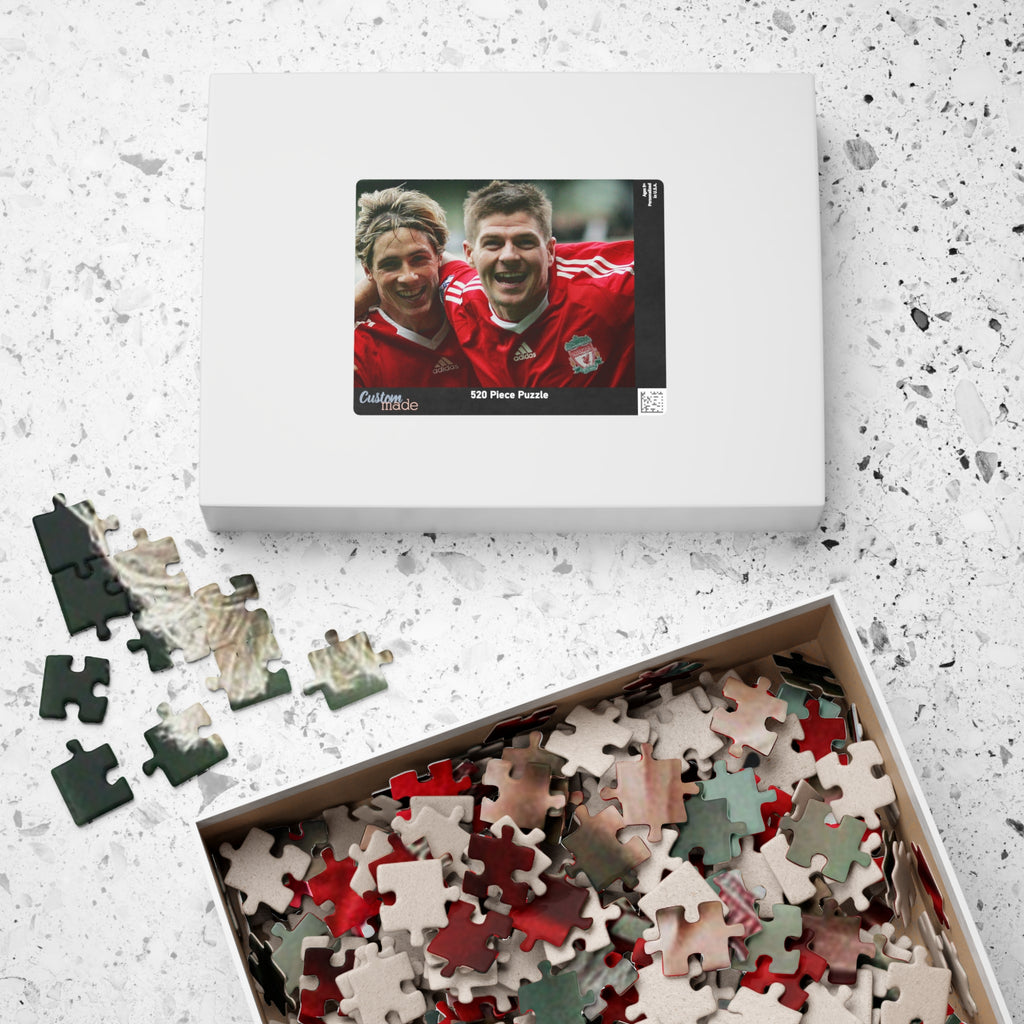 Steven Gerrard & Fernando Torres Liverpool Jigsaw Puzzle — Custom 110/252/520/1014-Piece