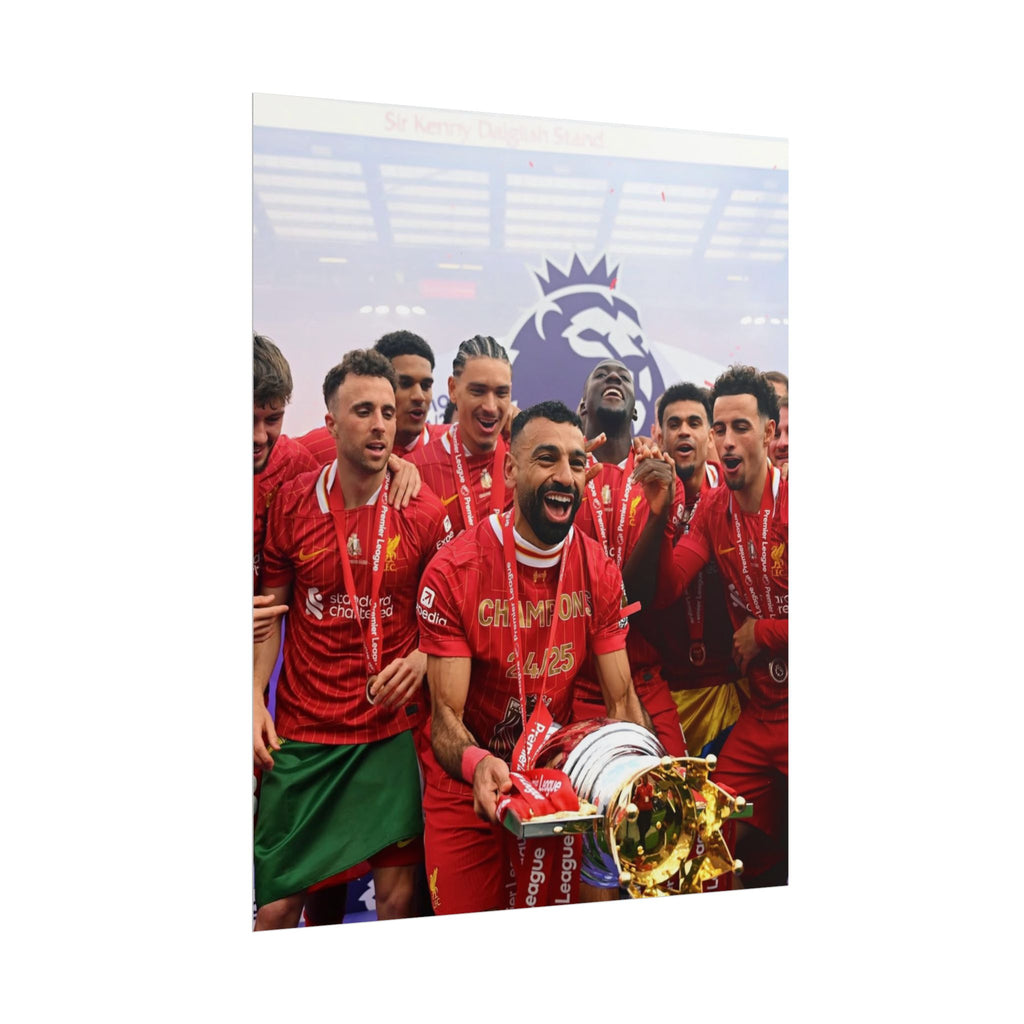 Liverpool FC Premier League Winners Photo Poster — Rolled Soccer Wall Art