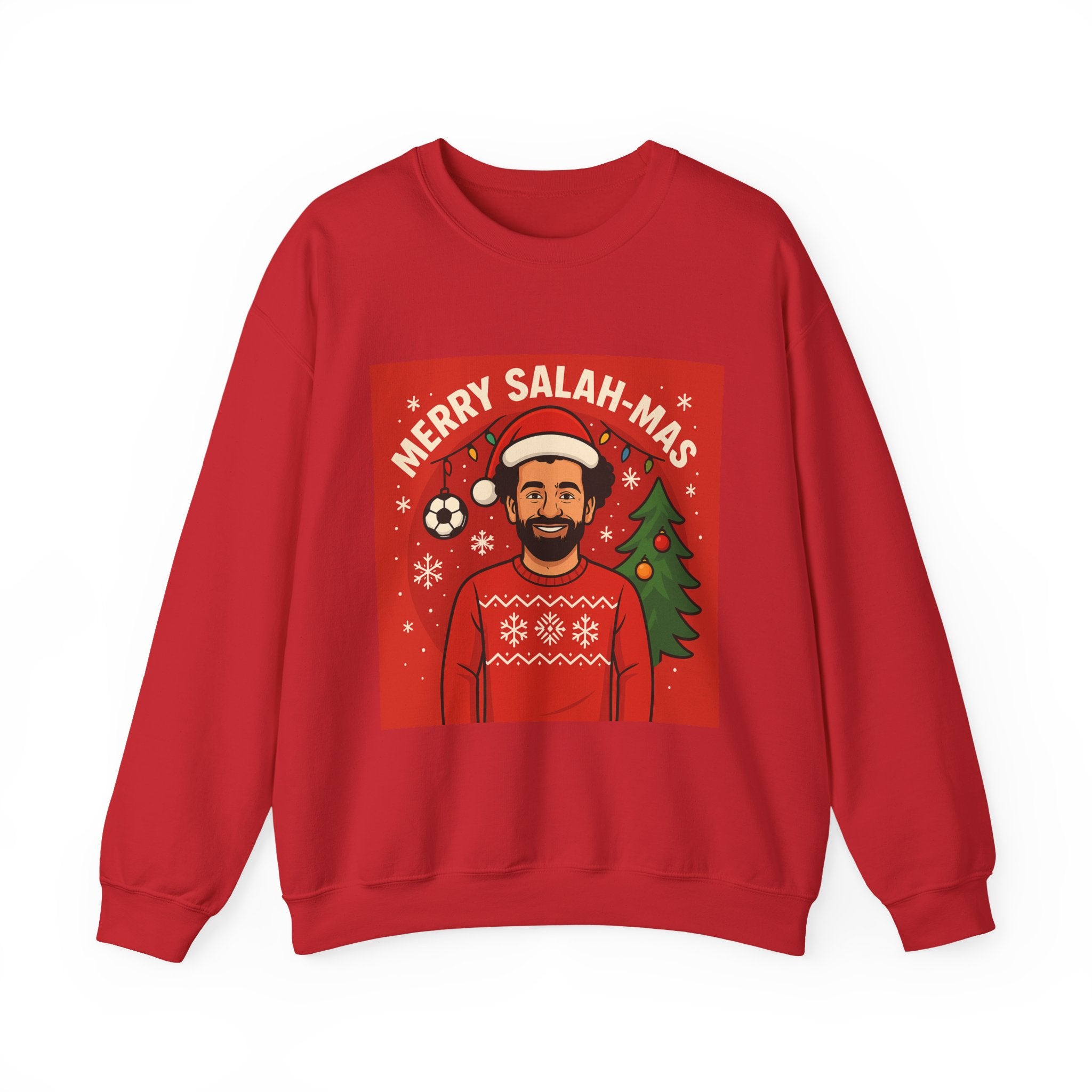 Merry Salah-mas Sweatshirt — Festive Soccer Christmas Crewneck