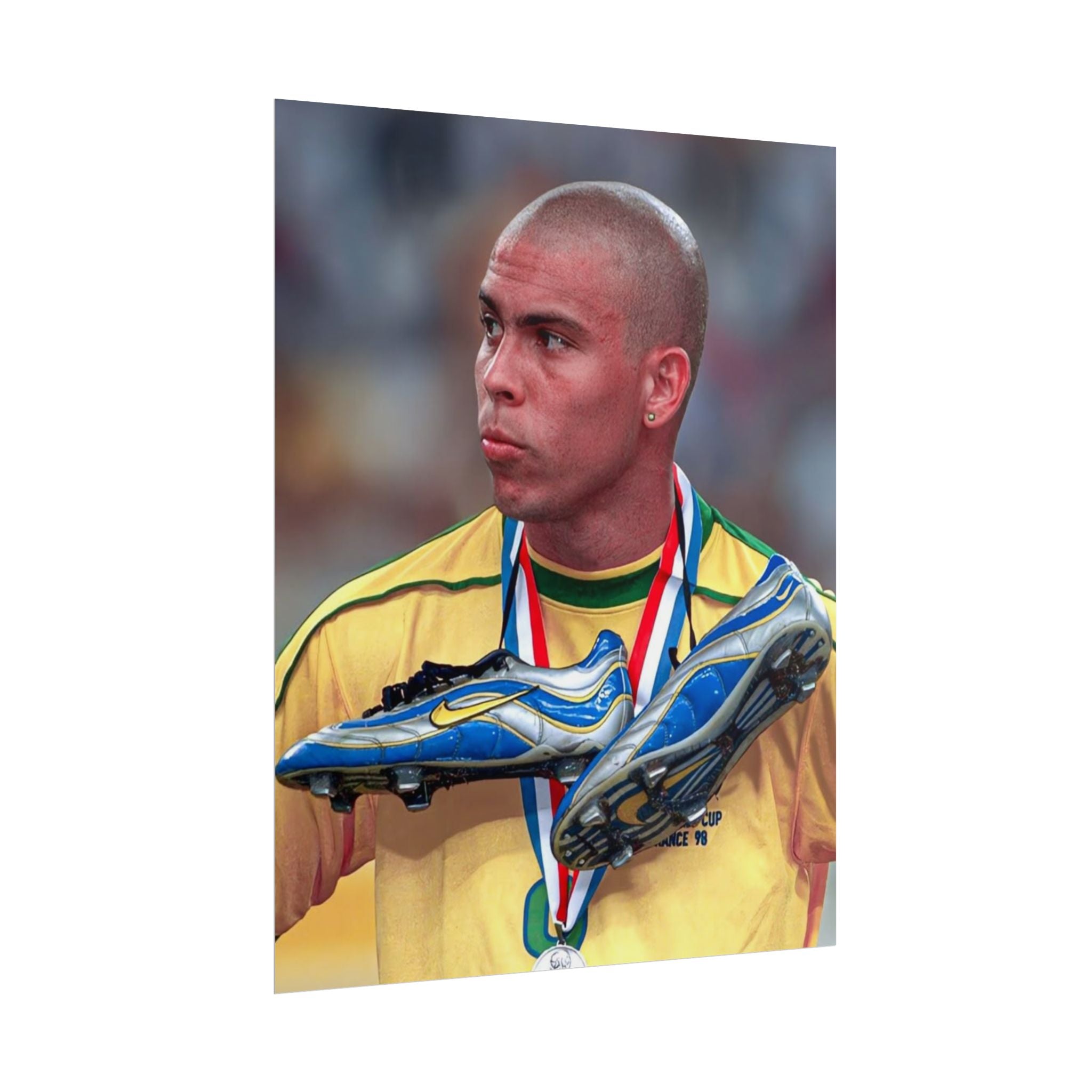 Ronaldo Brazil Champion Poster — Rolled Sports Wall Art
