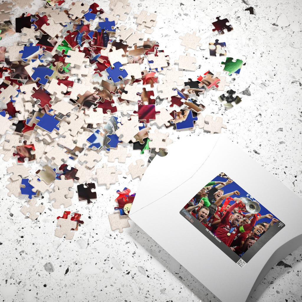 Liverpool Champions League Winners Celebration Puzzle — Soccer Trophy Victory Jigsaw (110–1014 pcs)
