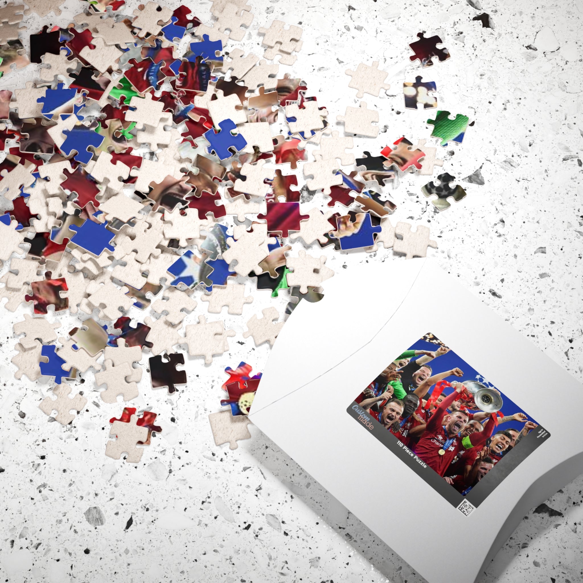 Liverpool Champions League Winners Celebration Puzzle — Soccer Trophy Victory Jigsaw (110–1014 pcs)
