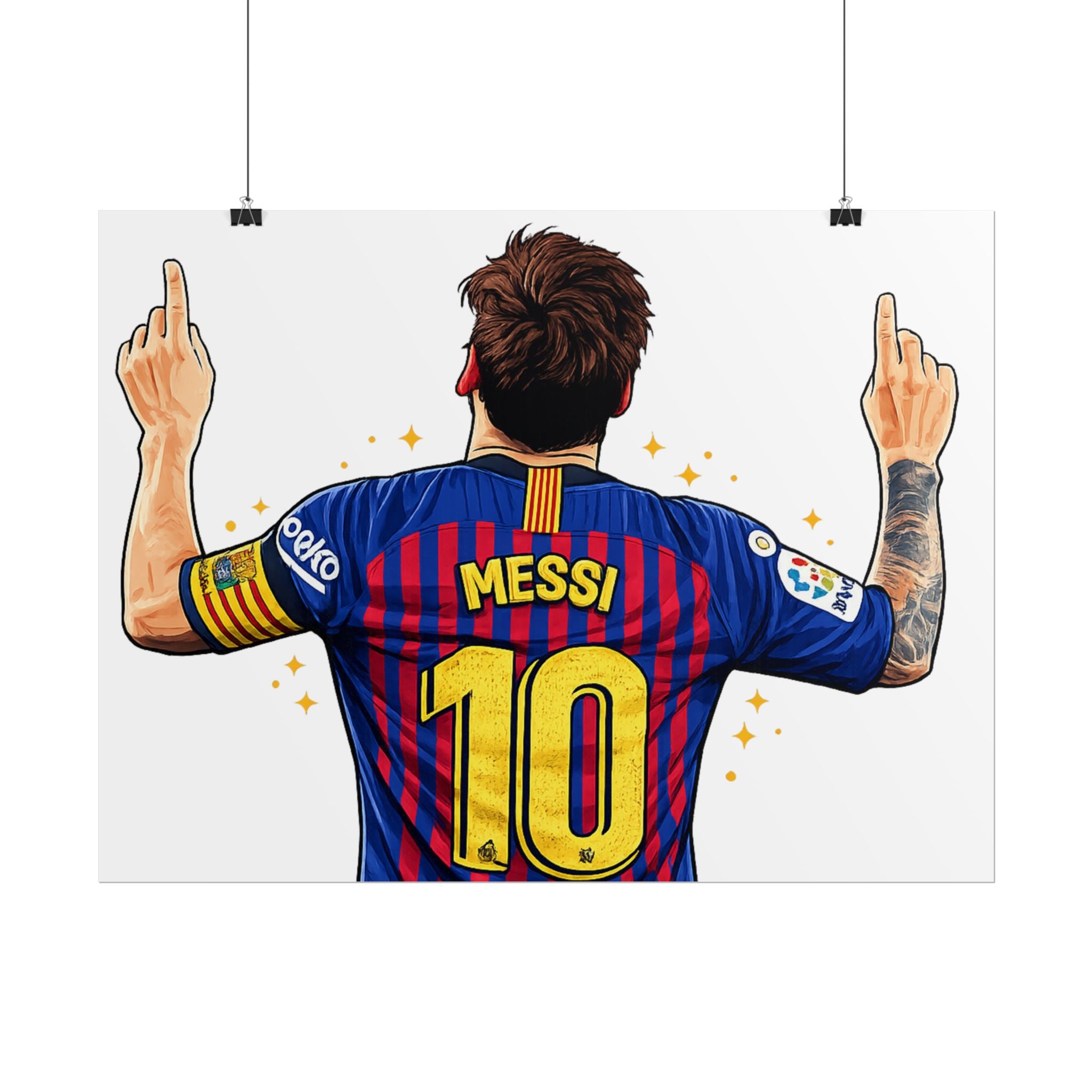 Lionel Messi Celebration Rolled Poster