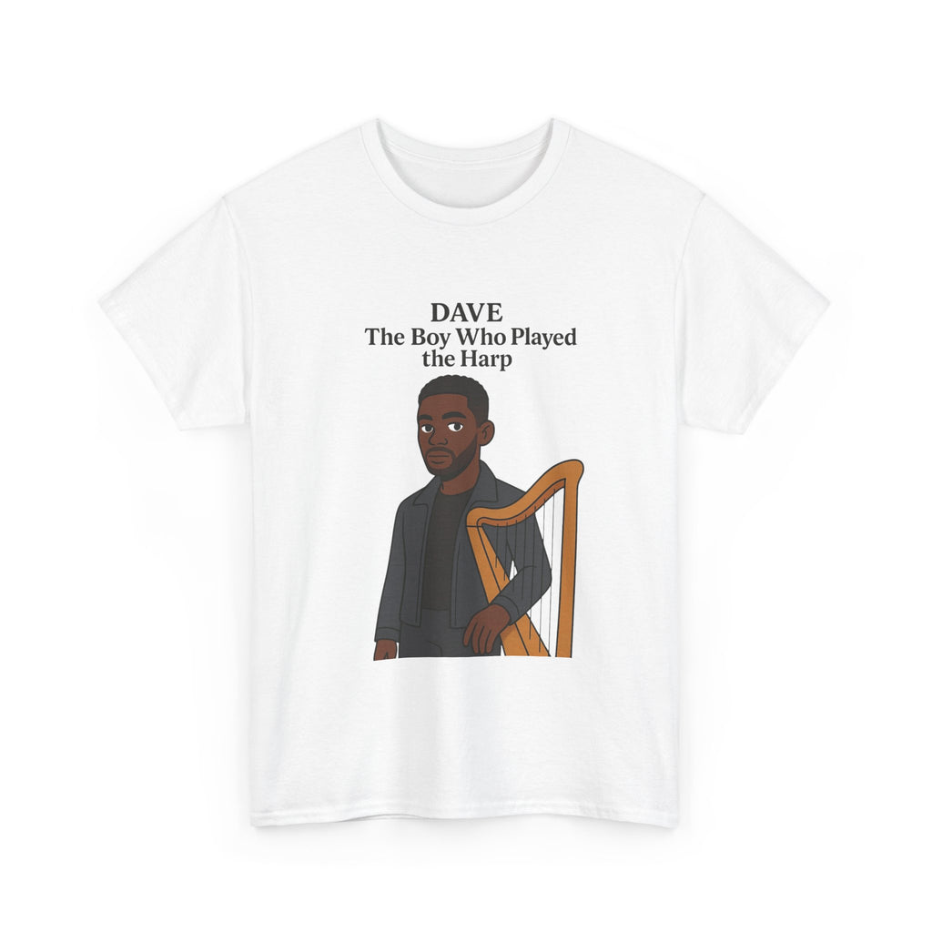 Dave T-Shirt — "The Boy Who Played the Harp" Graphic Tee