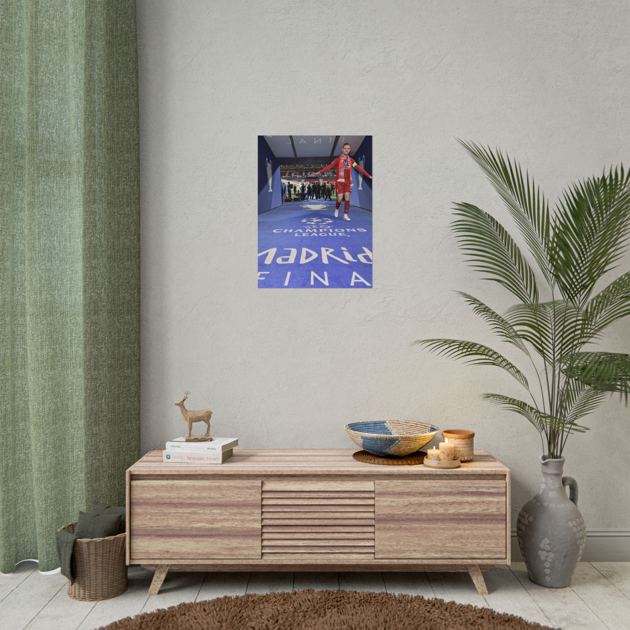 Jordan Henderson Liverpool Champions League Winners 2019 Rolled Poster