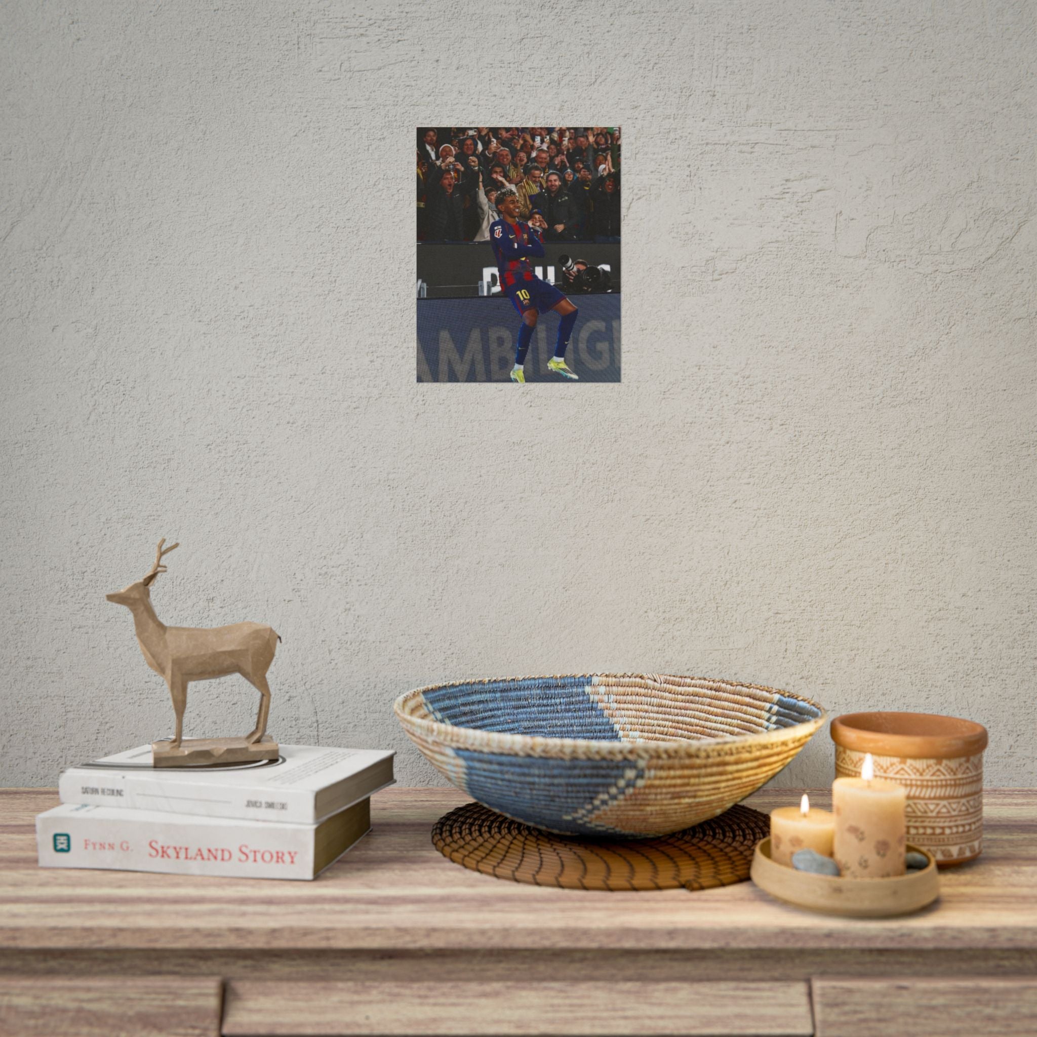 Lamine Yamal Poster — Barcelona Football Star Wall Art