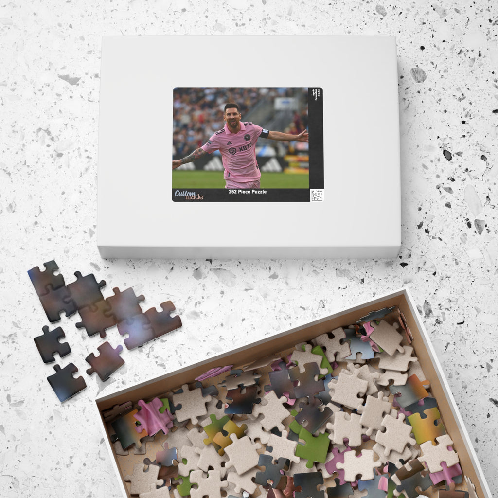 Lionel Messi Celebration Photo Puzzle — 110/252/520/1014-Piece