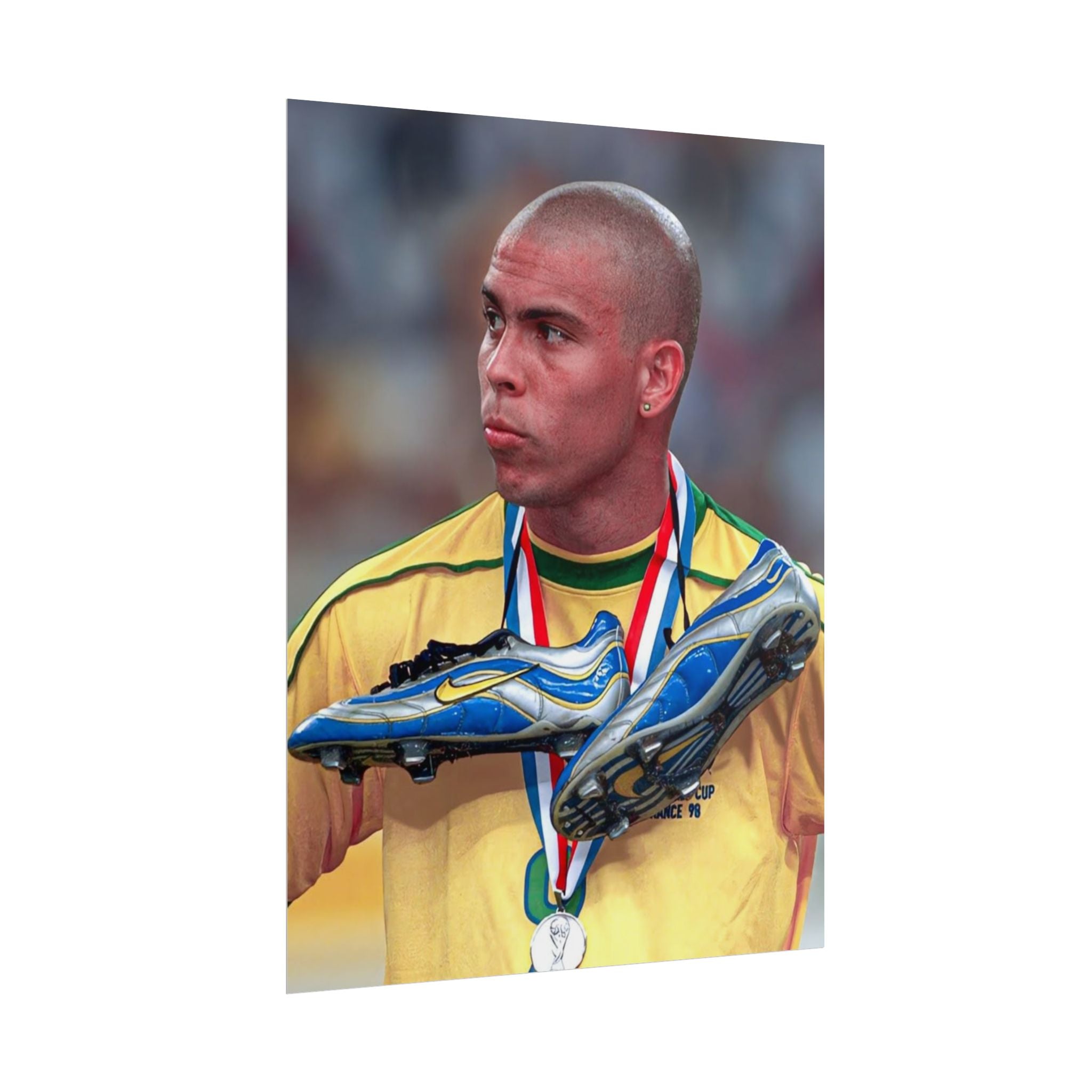 Ronaldo Brazil Champion Poster — Rolled Sports Wall Art