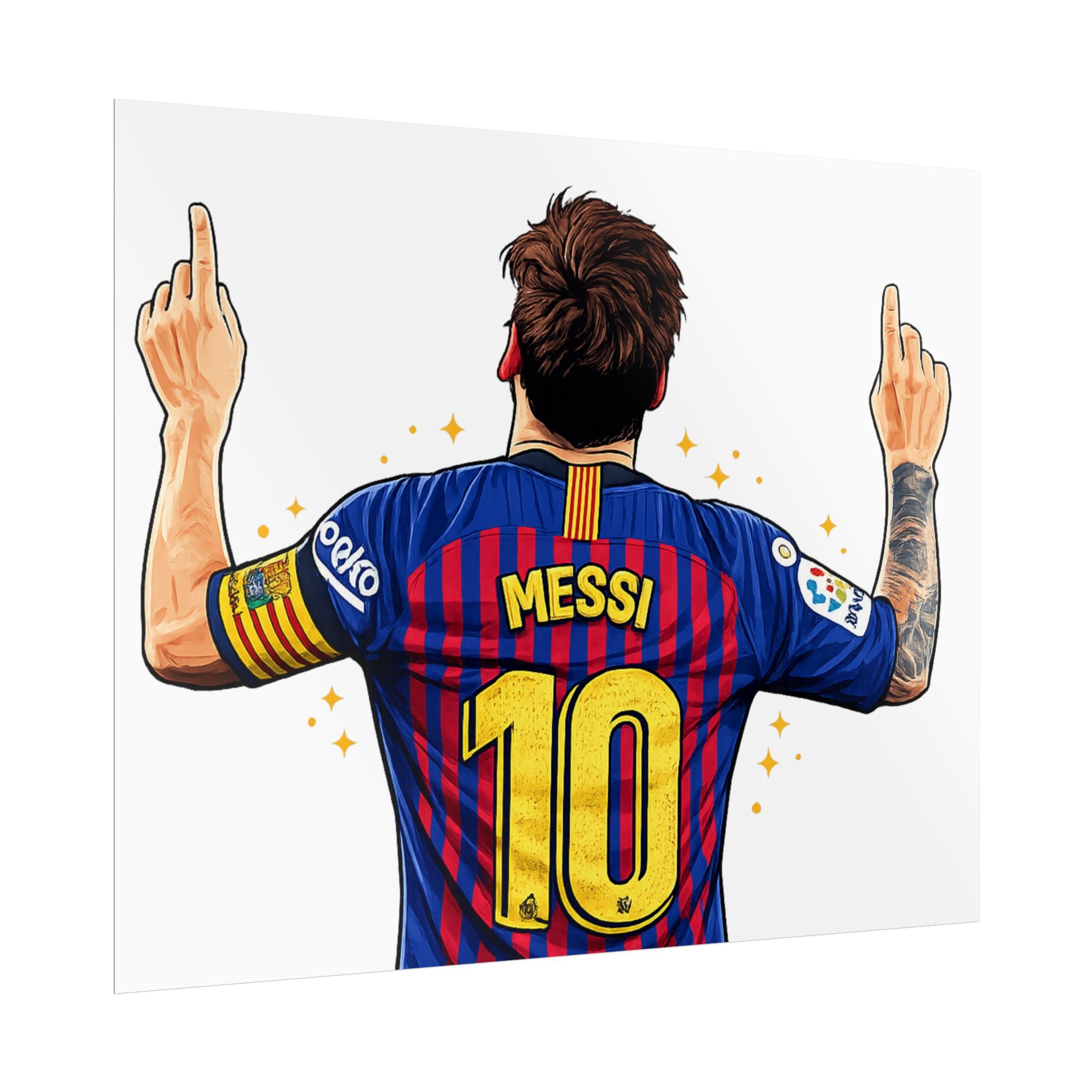 Lionel Messi Celebration Rolled Poster
