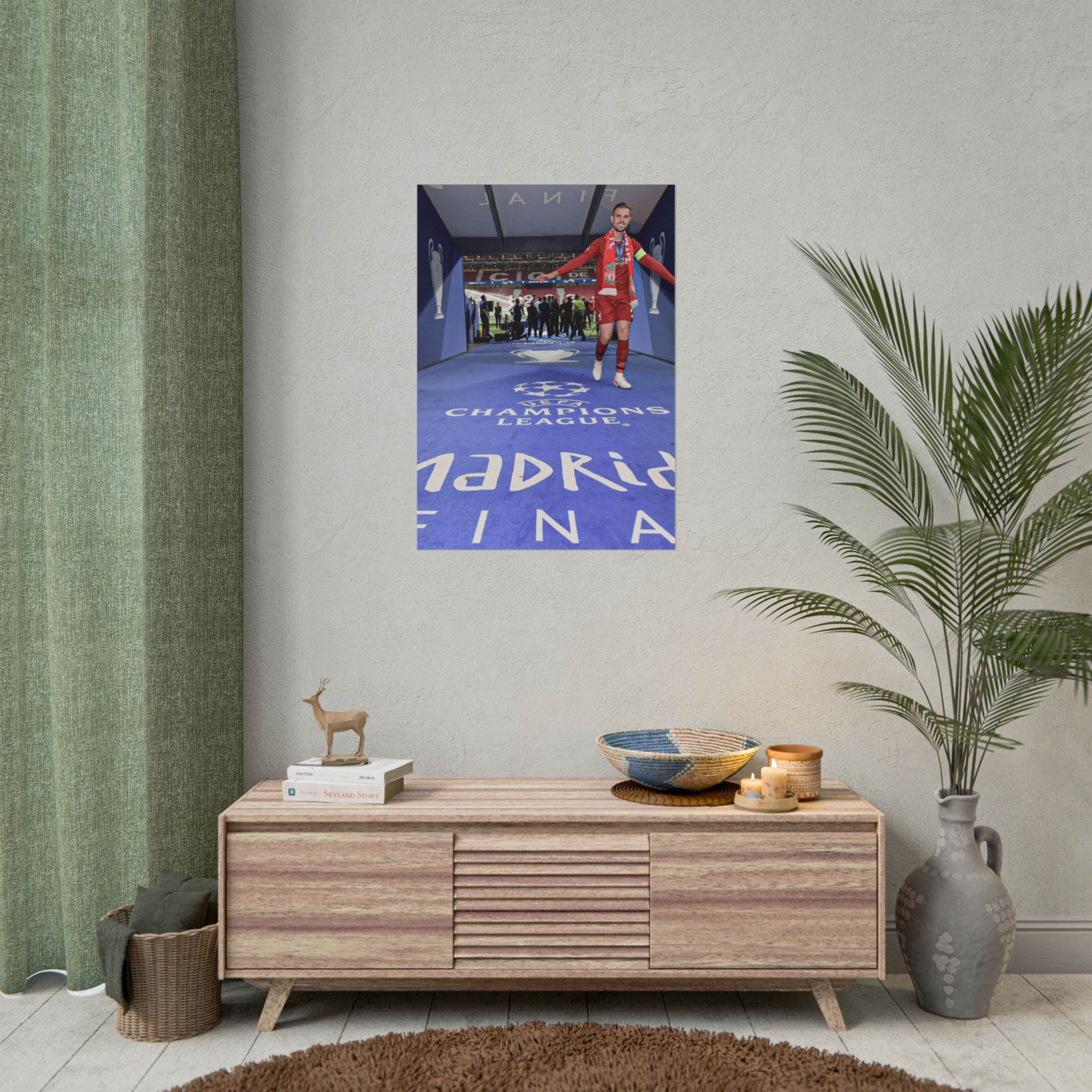 Jordan Henderson Liverpool Champions League Winners 2019 Rolled Poster