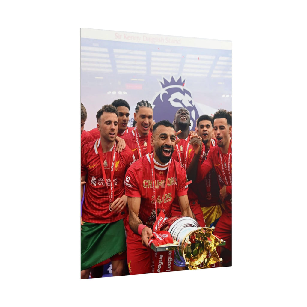 Liverpool FC Premier League Winners Photo Poster — Rolled Soccer Wall Art