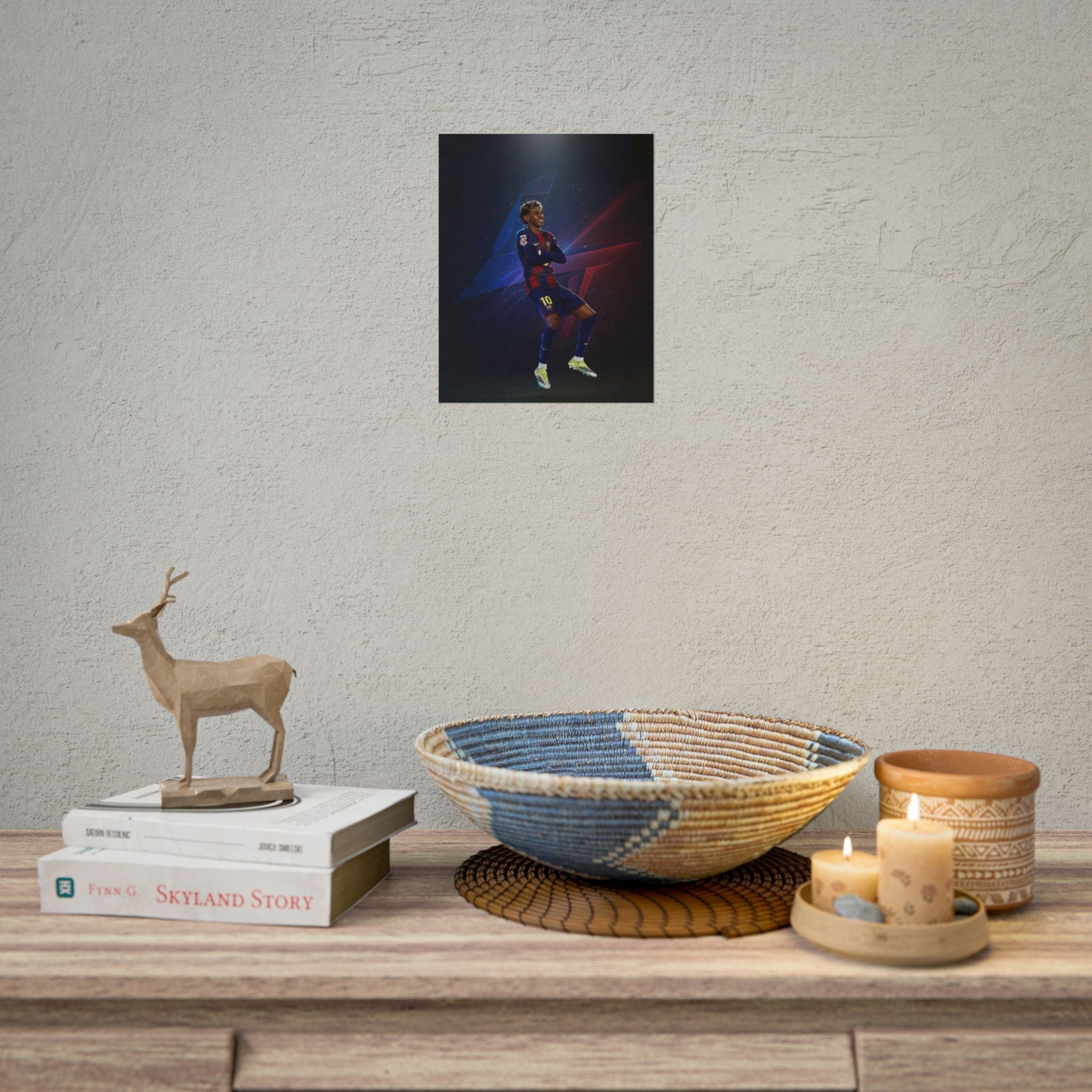 Lamine Yamal Celebration Poster - Barcelona Starboy | Available in multiple sizes