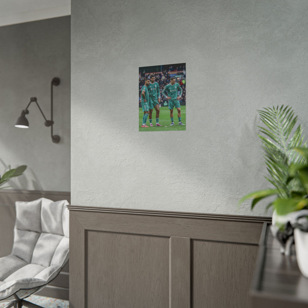 Salah, Wirtz & Szoboszlai Photo Poster - Rolled Liverpool FC Action Print