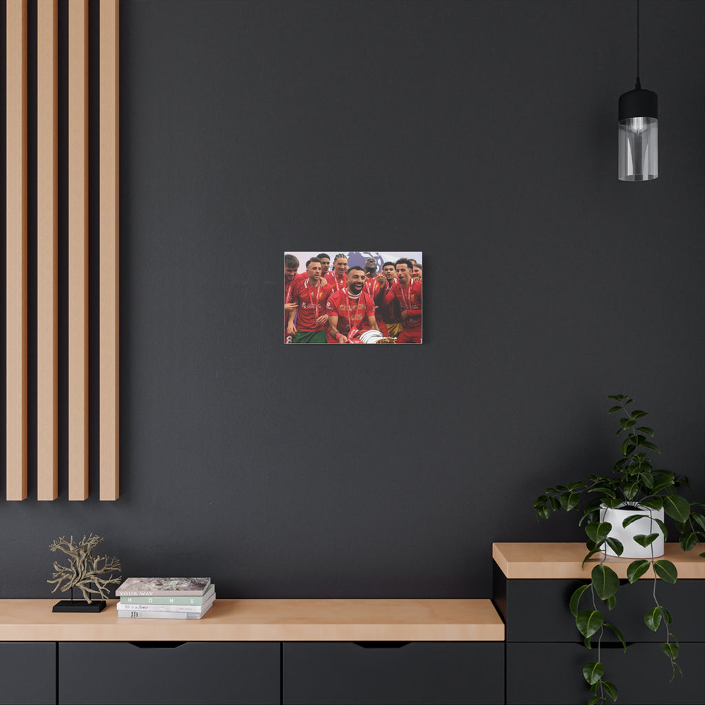 Liverpool Premier League Champions Celebration Matte Canvas Print