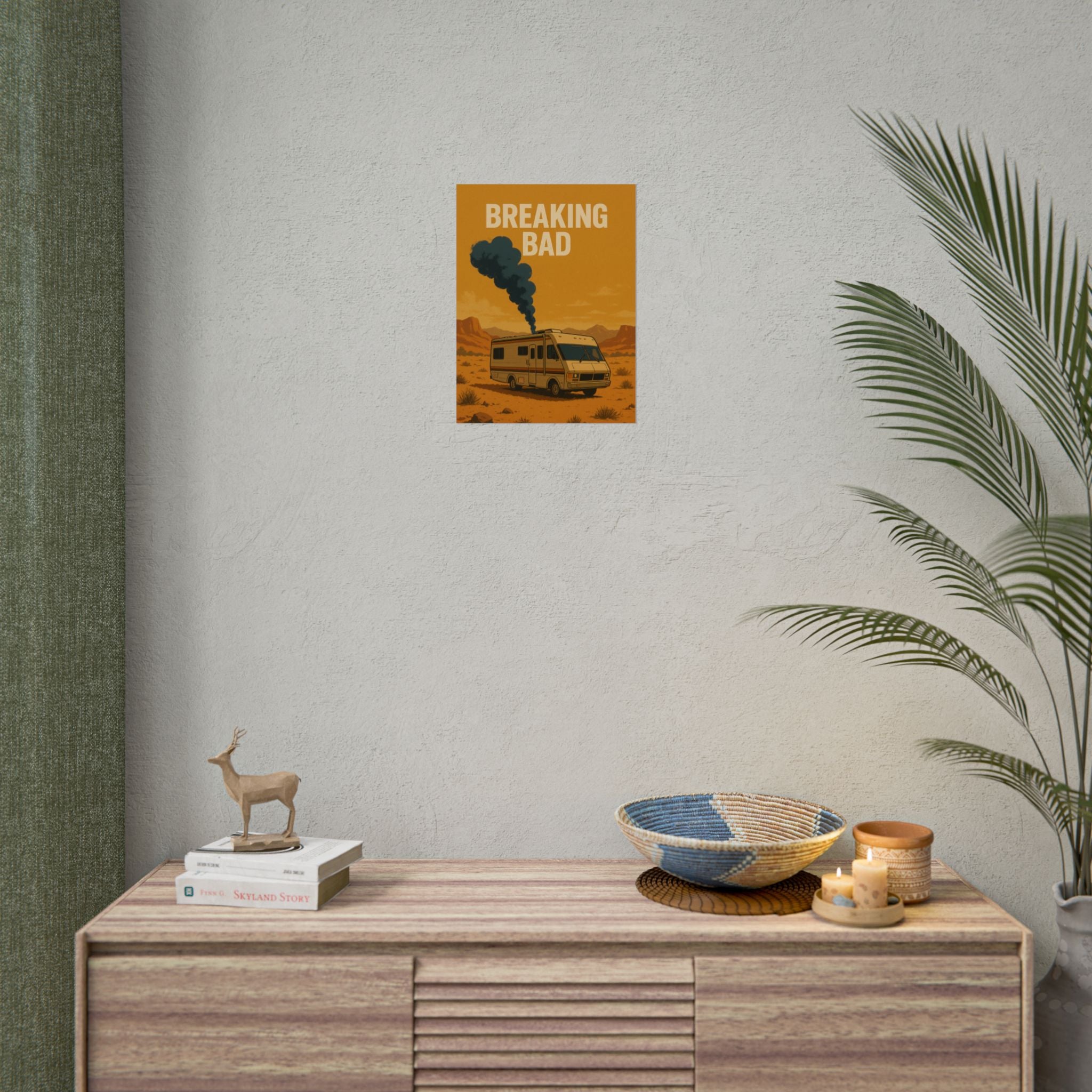 Breaking Bad RV Poster — Desert Camper Art Print (Rolled Poster)