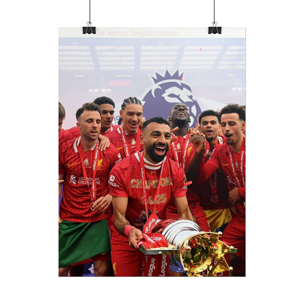 Liverpool FC Premier League Winners Photo Poster — Rolled Soccer Wall Art