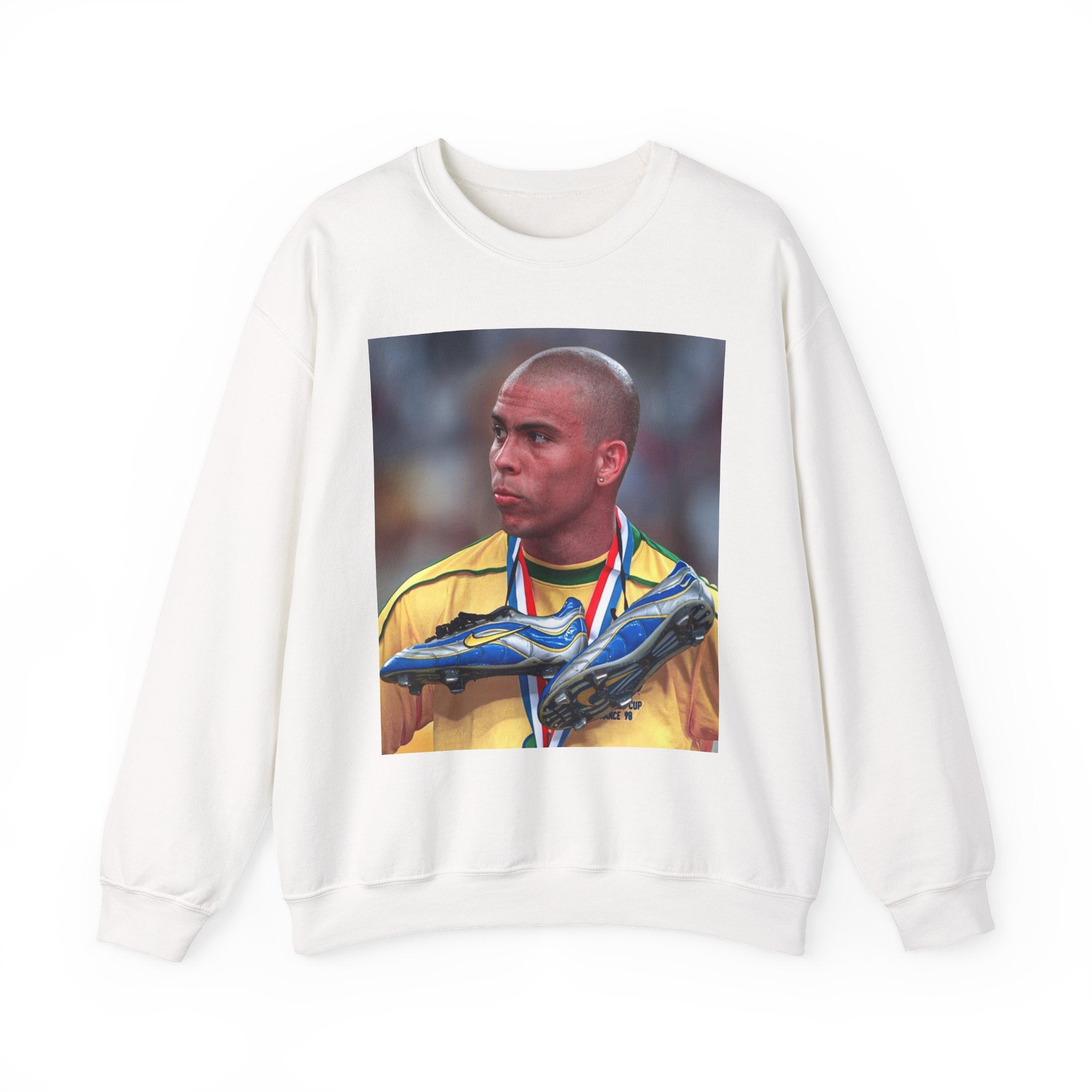 Ronaldo R9 Soccer Champion Photo Crewneck Sweatshirt