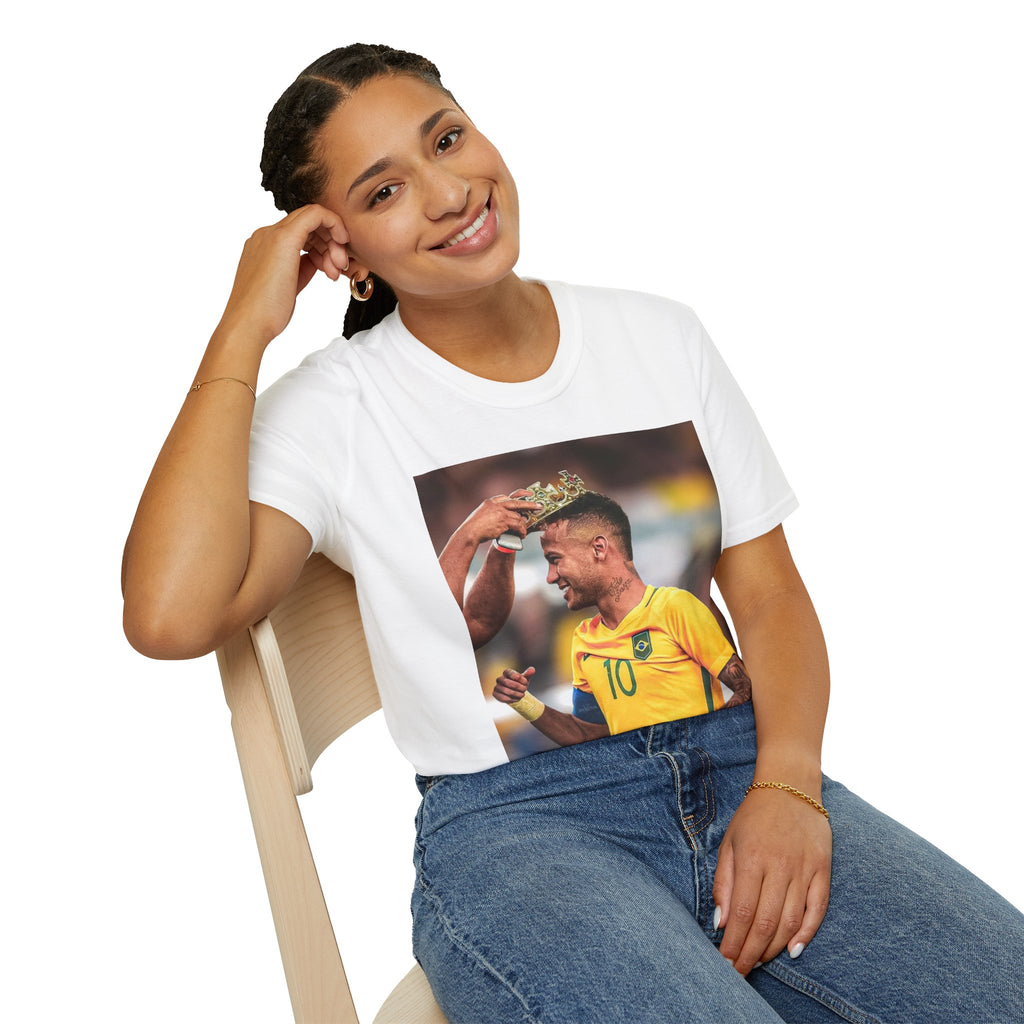 Neymar Brazil Soccer Photo Tee — #10 World Cup Football Fan Shirt