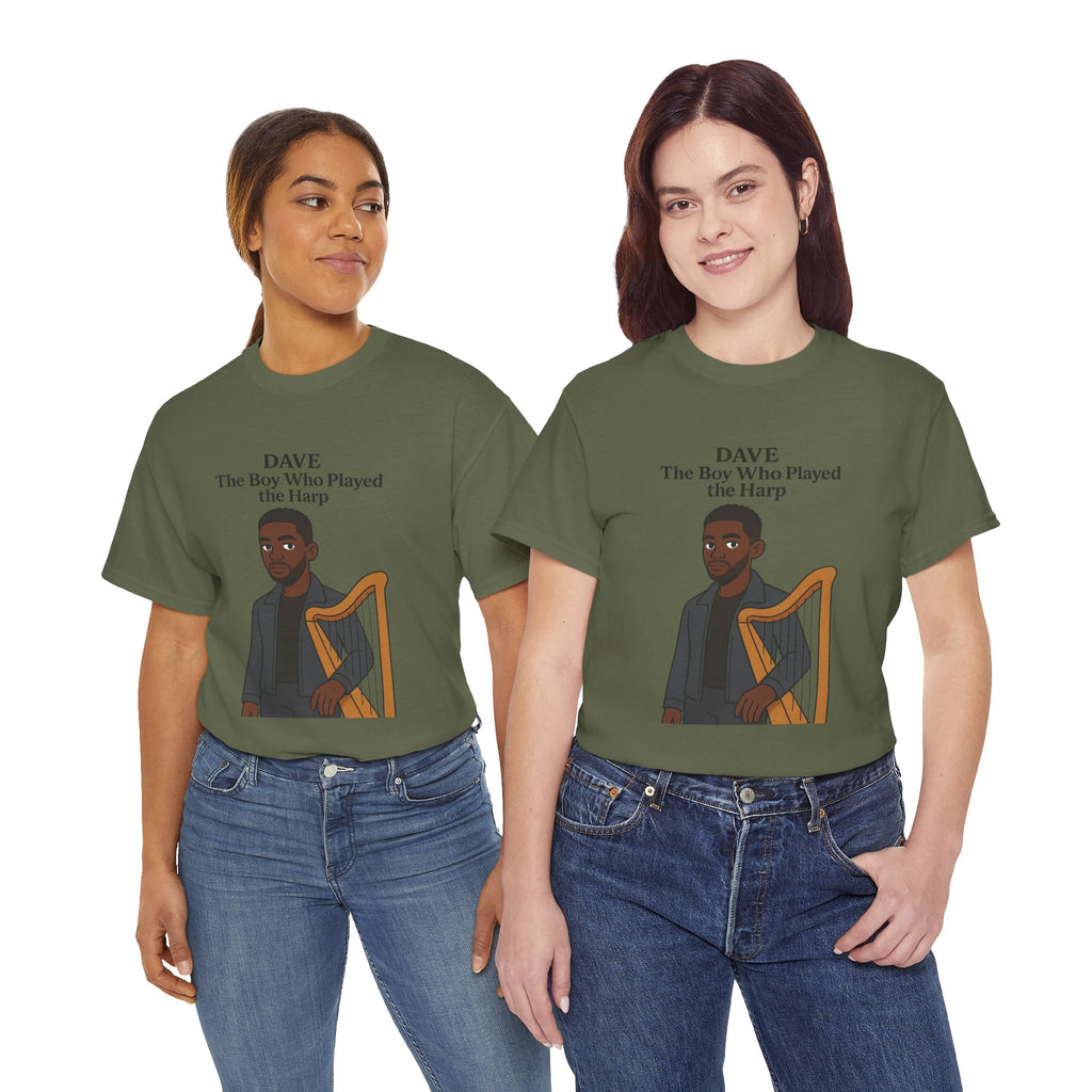 Dave T-Shirt — "The Boy Who Played the Harp" Graphic Tee