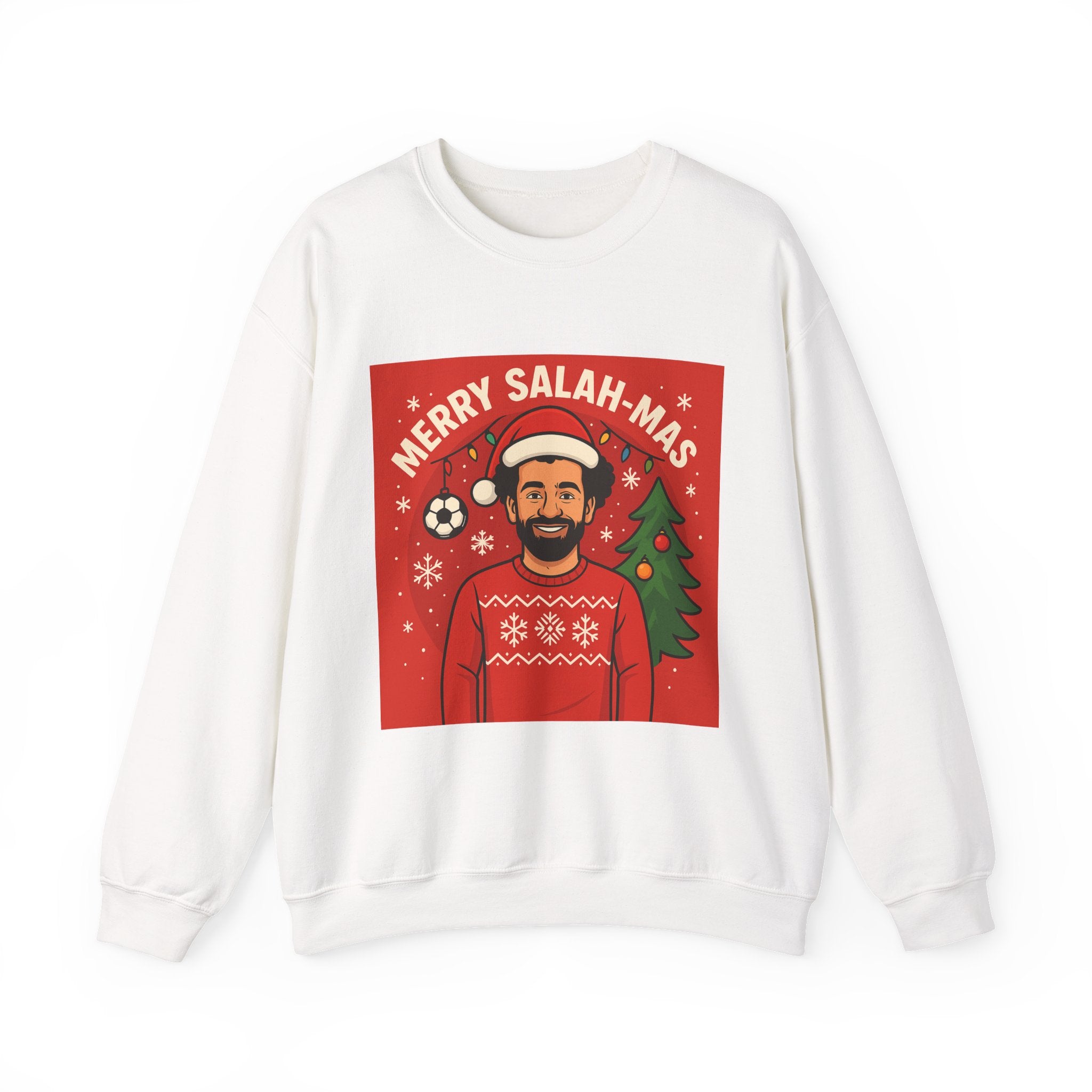 Merry Salah-mas Sweatshirt — Festive Soccer Christmas Crewneck