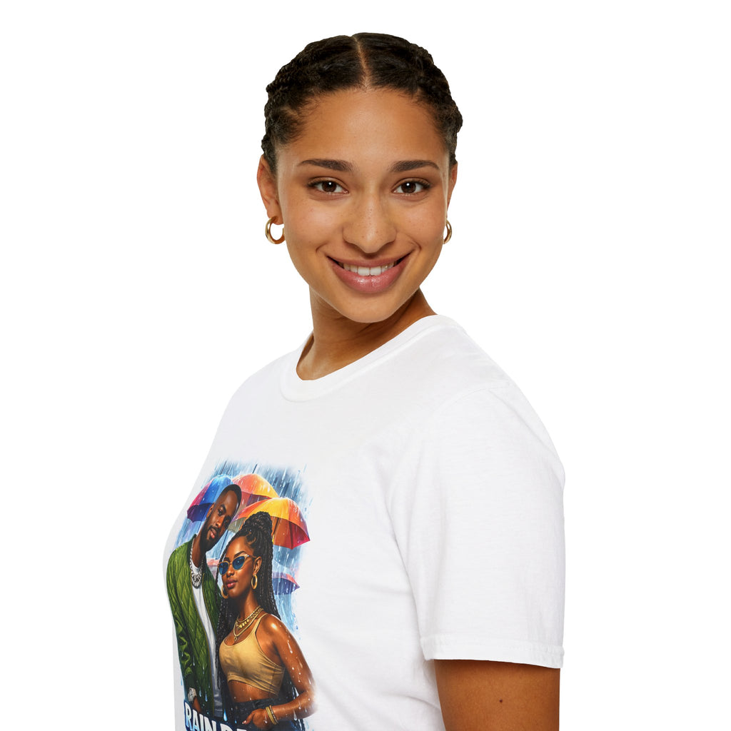 Dave & Tems Raindance T-Shirt — Portrait Graphic Tee
