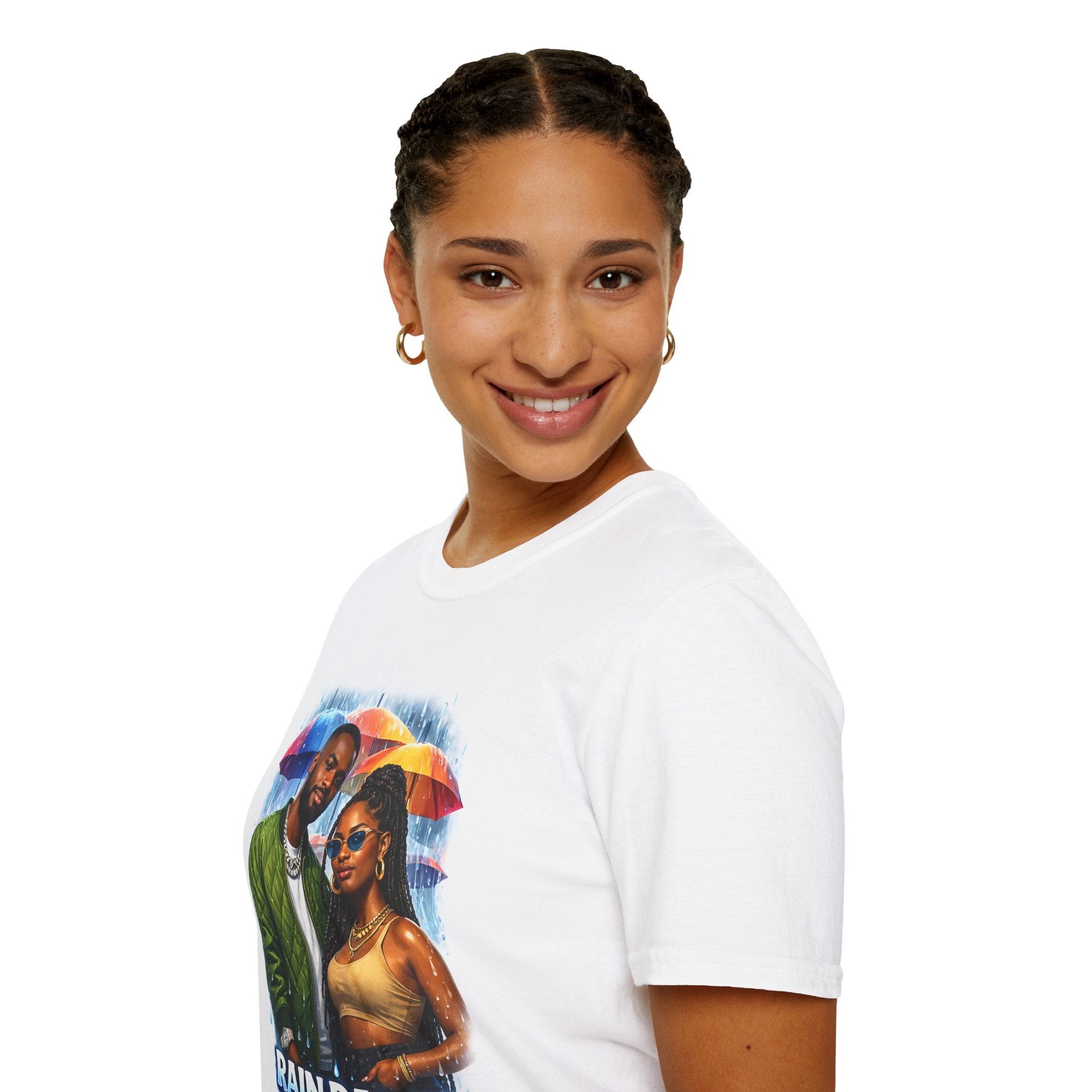 Dave & Tems Raindance T-Shirt — Portrait Graphic Tee