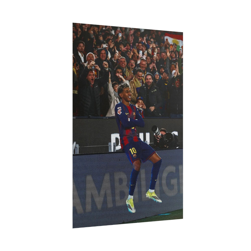 Lamine Yamal Poster — Barcelona Football Star Wall Art