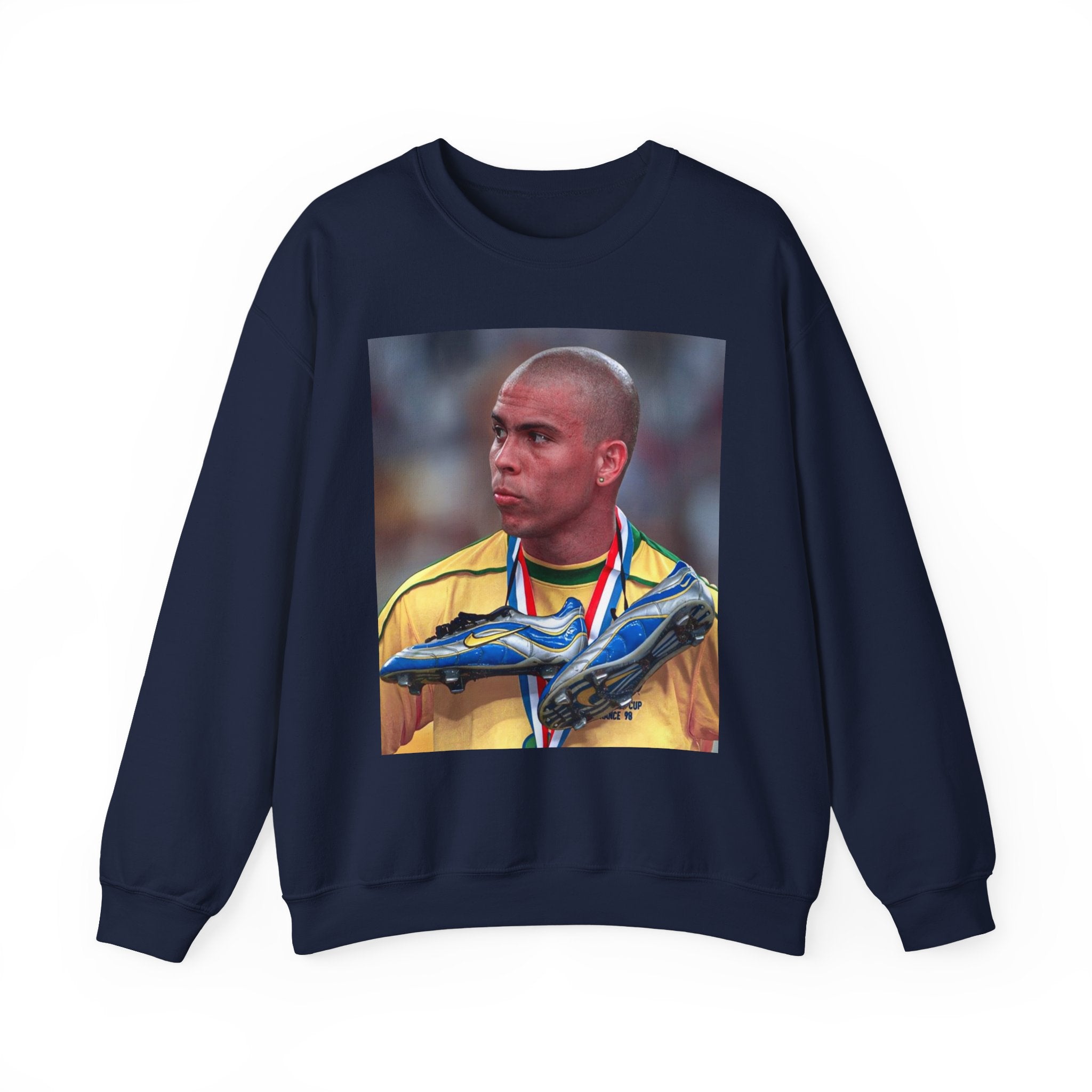 Ronaldo R9 Soccer Champion Photo Crewneck Sweatshirt