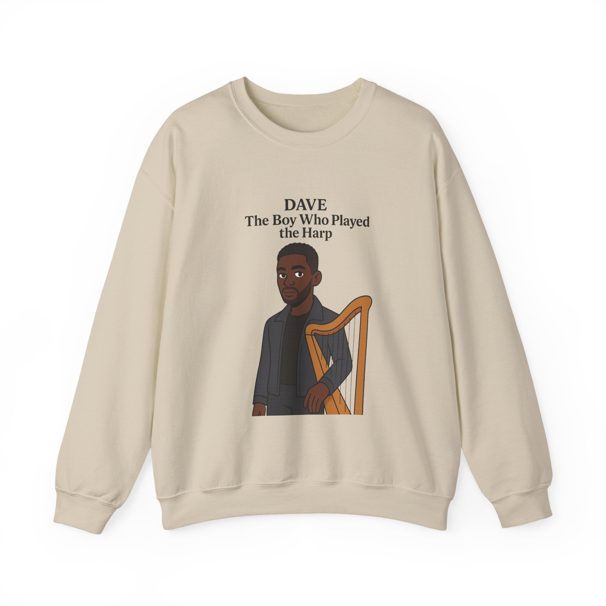 Dave Sweatshirt — "The Boy Who Played the Harp" Graphic Crewneck