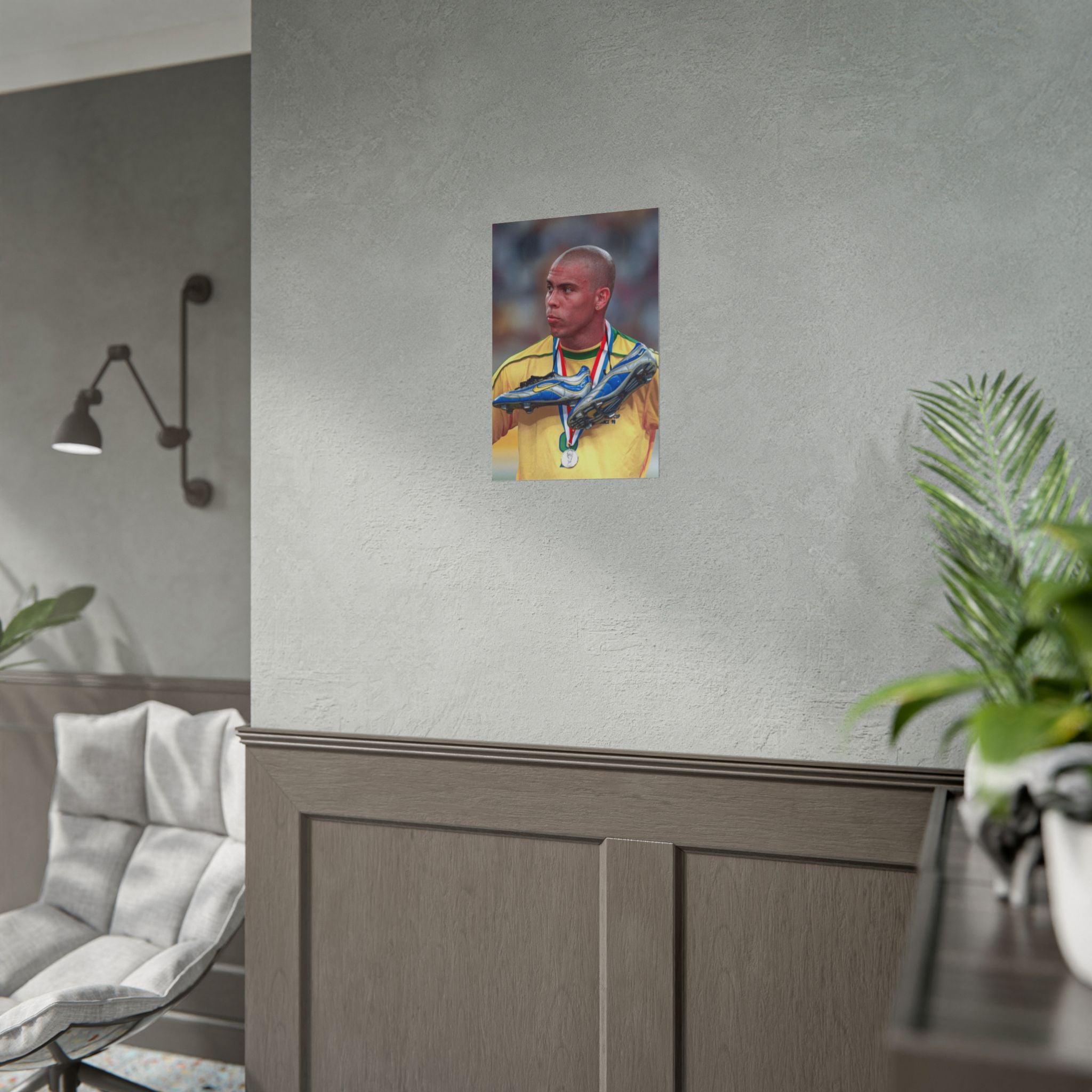 Ronaldo Brazil Champion Poster — Rolled Sports Wall Art