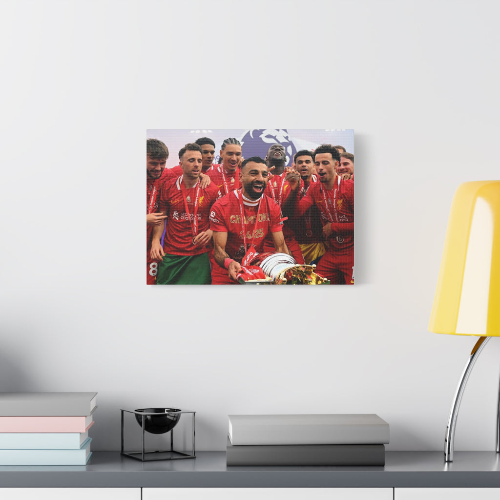 Liverpool Premier League Champions Celebration Matte Canvas Print