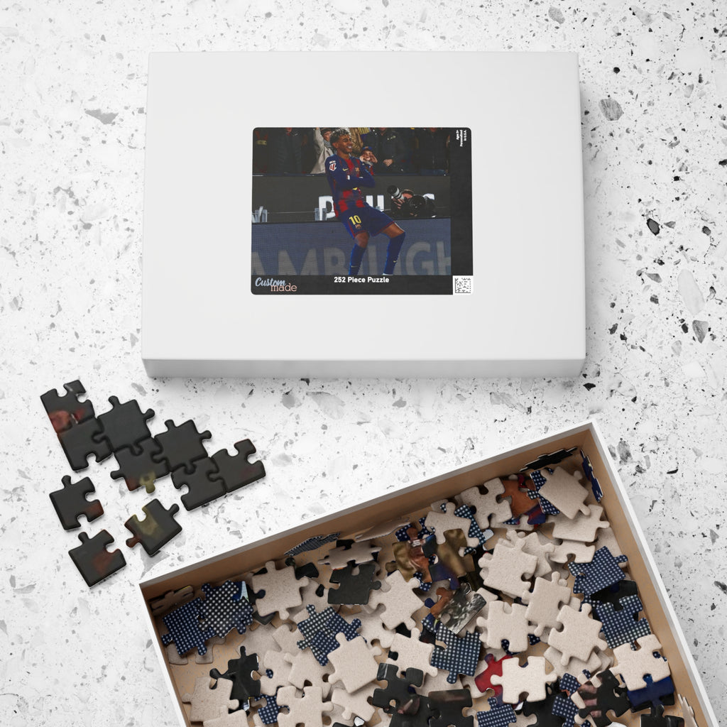 Lamine Yamal Soccer Star Celebration Puzzle — Custom 110/252/520/1014‑Piece Jigsaw