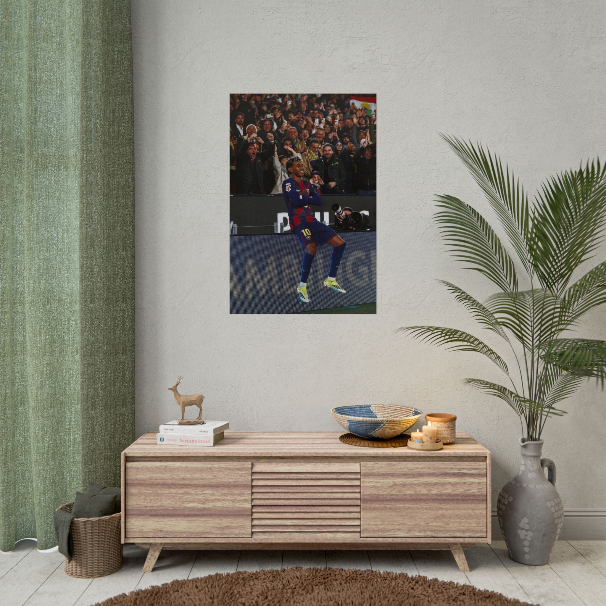 Lamine Yamal Poster — Barcelona Football Star Wall Art