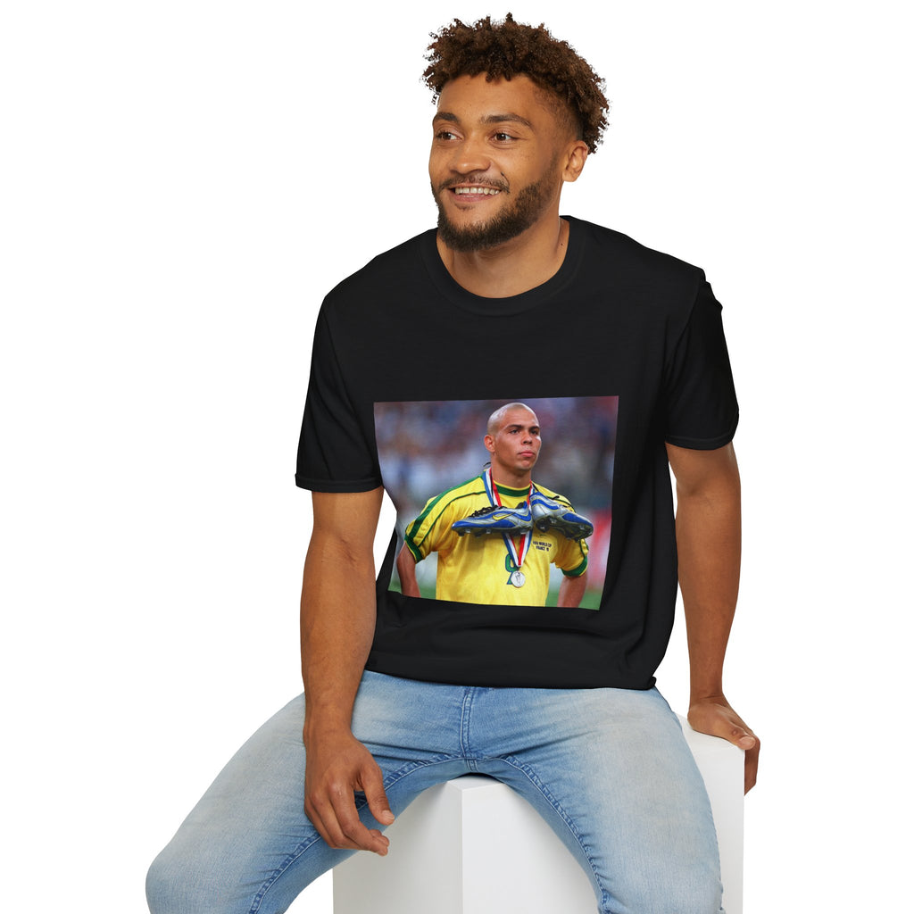 Ronaldo R9 Photo World Cup T-Shirt — Brazil Graphic Tee