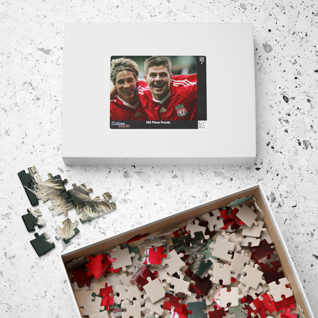 Steven Gerrard & Fernando Torres Liverpool Jigsaw Puzzle — Custom 110/252/520/1014-Piece