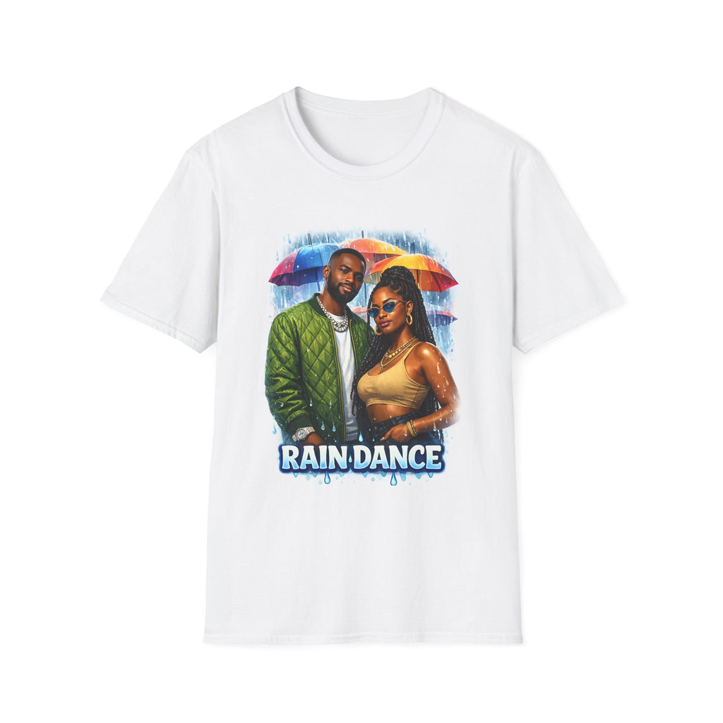 Dave & Tems Raindance T-Shirt — Portrait Graphic Tee