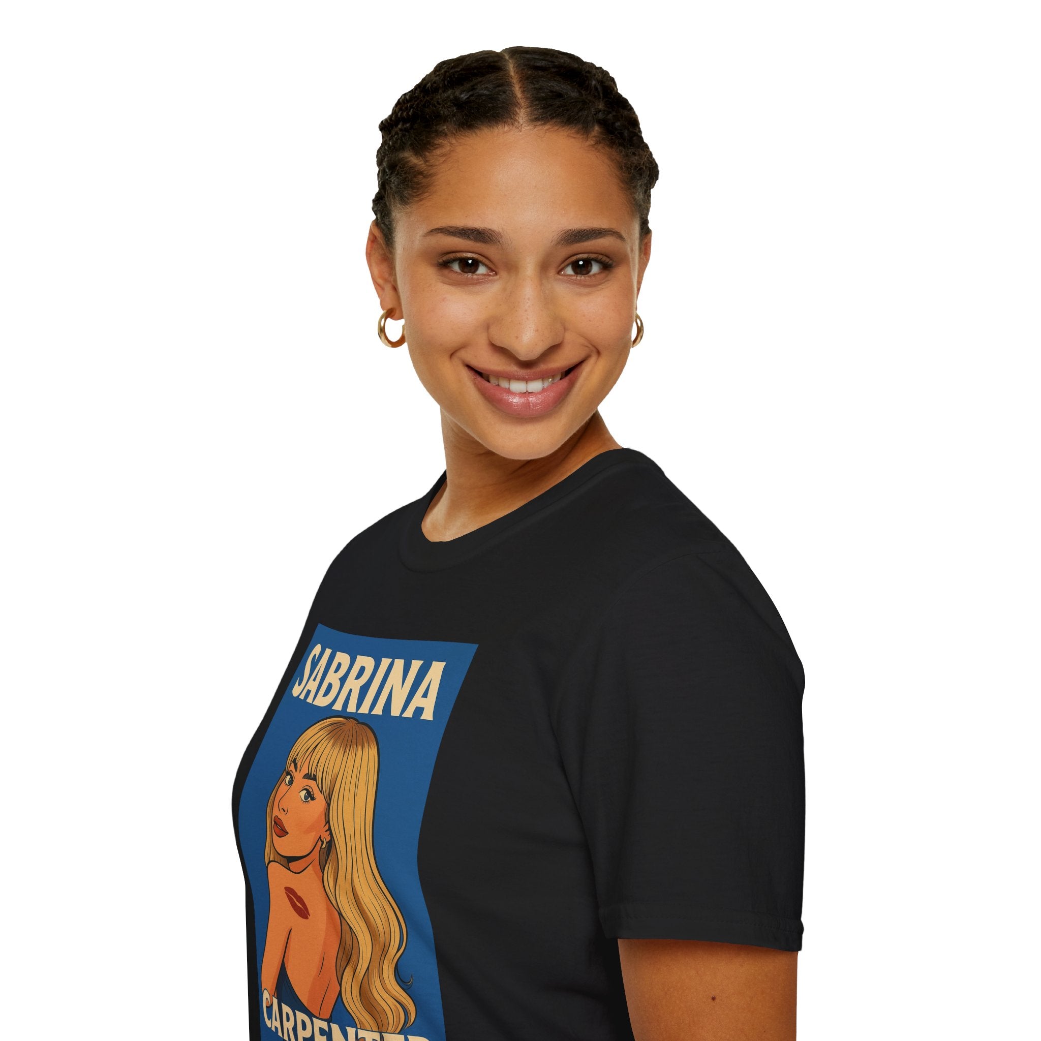 Sabrina Carpenter Retro Pin-Up Graphic T-Shirt